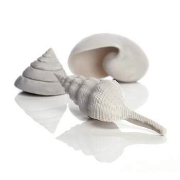biOrb Sea Shell Set Aquarium Sculptures - White