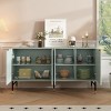NicBex Buffet Cabinet with Storage, 4-Door Sideboard Cabinet with Adjustable Shelf for Kitchen,Dining Room,Hallway - 3 of 4