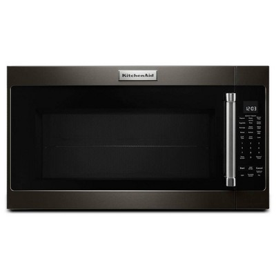 KitchenAid KMHS120EBS 2.0 Cu. Ft. Black Stainless Over-the-Range Microwave -