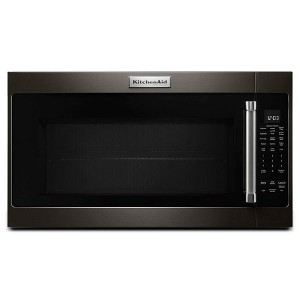 KitchenAid KMHS120EBS 2.0 Cu. Ft. Black Stainless Over-the-Range Microwave - - 1 of 4