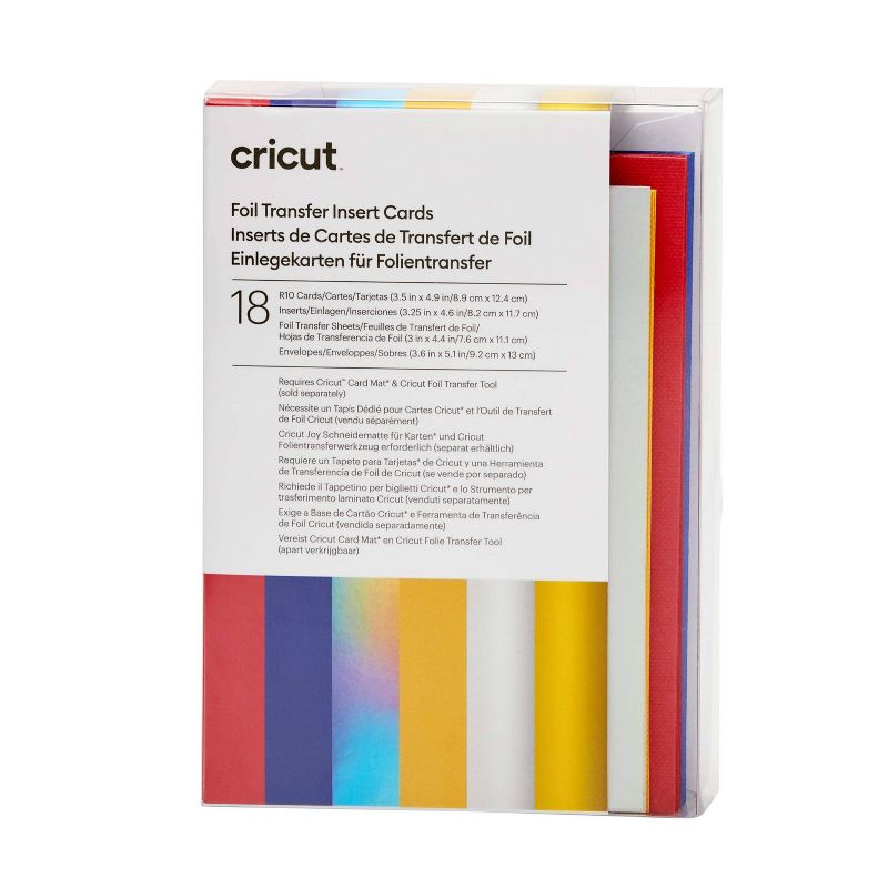 Cricut 18ct Foil Transfer Insert Cards, 5 of 10