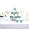 Big Dot of Happiness Blue Stripes - Simple Party Decorations - Party Cupcake Wrappers - Set of 12 - 2 of 4