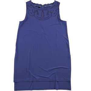 Alfani Womens Embroidered Tunic Tank Top - 1 of 1