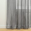 1pc 40"x84" Light Filtering Boho Macrame Tassel Curtain Panel Gray - Lush Décor - 4 of 4