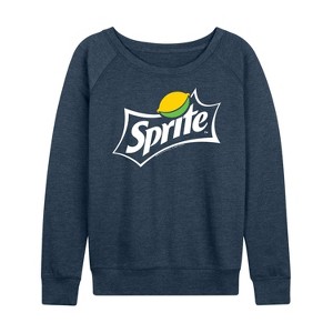Women's - Coca-Cola - Sprite Costume Lightweight French Terry Wide Neck Long Sleeve Shirt - 1 of 4