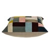 Parkland Collection,Bollix Contemporary Multicolor Pillow Cover With Poly Insert - 3 of 4