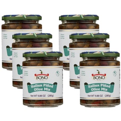 Bono Italian Pitted Olive Mix - Case of 6/9.88 oz