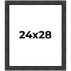 PosterPalooza | Traditional Black Picture Frame - UV Acrylic, Foam Board Backing, Hanging Hardware - 2 of 4