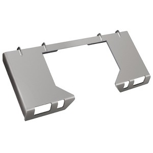 Thick Quick Tach Cut Out Mount Plate, Steel Skid Steer Quick Tach Attachment Adapter Plate Compatible with Bobcat, Kubota Tractors - 1 of 4