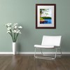 Trademark Fine Art -Mandy Budan 'View From Mazengah' Matted Framed Art - 3 of 4
