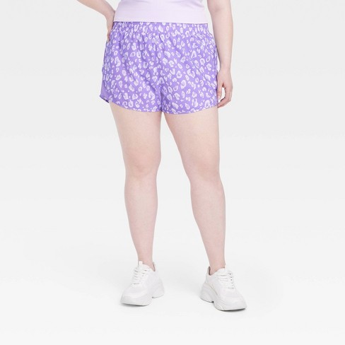 Women's Athletic Shorts High Waisted Running Shorts Sporty Shorts Gym  Elastic Workout Shorts (Purple) : : Clothing, Shoes & Accessories