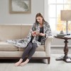 Ogee Printed Oversized Electric Heated Throw Blanket 60x70" - Beautyrest - 3 of 4