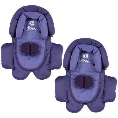 Diono Cuddle Soft 2-Pack 2-in-1 Baby Head Neck Body Support Pillow for Car Seats and Strollers