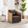 NicBex Swivel Accent Chair Modern 360 Degree Barrel Chair Club Chair Leisure Arm Chair Sofa Chair for Living Room, Bedroom, Office - 2 of 4