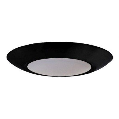 Craftmade Lighting Slim Line 1 - Light Flush Mount in  Flat Black