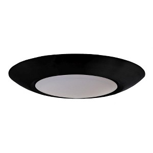Craftmade Lighting Slim Line 1 - Light Flush Mount in  Flat Black - 1 of 1