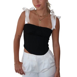 Women's Bella Corset Top - Pretty Garbage - 1 of 4