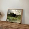 BRINJOY Framed Vintage Lake Landscape Canvas Art - 8x10 Inch Nature Painting for Farmhouse & Country Decor - 3 of 4