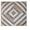 HomeRoots 18" Gray and Beige Hair on Hide Cube Geometric Pouf Ottoman - 4 of 4