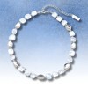 Pompeii3 Pina Square Pearl Silver Necklace - 3 of 4