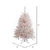 Vickerman Sparkle White Spruce Artificial Christmas Tree PreLit - 3 of 4