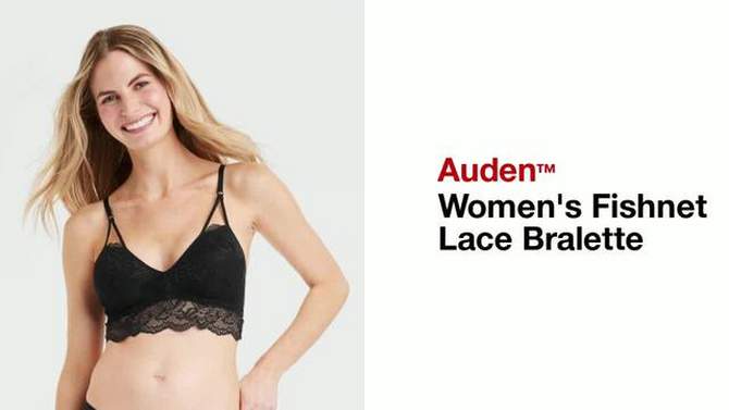 Women's Fishnet Lace Bralette - Auden™, 2 of 8, play video
