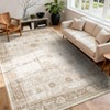 Area Rugs Washable Non-Slip Low Pile Ultra Soft Indoor Under Table Area Rug Carpet for Bedroom Living Room - 4 of 4