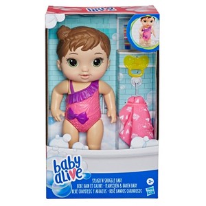 Baby Alive Splash 'n Snuggle Doll (Brown Hair) - 1 of 4