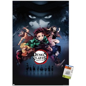 Trends International Demon Slayer - Key Visual 3 Unframed Wall Poster Prints - 1 of 4