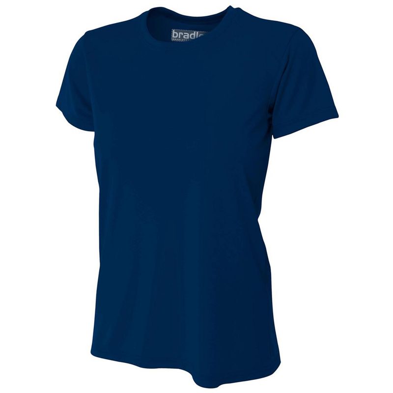 Bradley Women's Casual Fit Short Sleeve Rash Guard Swim Shirt with UV Protection, 1 of 3