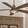 56" Minka Aire Industrial Outdoor Ceiling Fan with LED Light Remote Control Oil Rubbed Bronze Dark Pine Wet Rated for Patio Porch - image 2 of 4