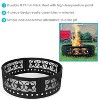 Sunnydaze Outdoor Heavy-Duty Steel Portable Large Round Four Star Cut Out Fire Pit Ring - 36" - Black - 2 of 4