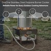 GasOne Stainless Steel Propane Burner Cooker With Regulator with Steel Braided Hose For Outdoor Cooking, Turkey Fry - 2 of 4