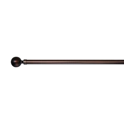 Versailles LX01 Ball Finial Rod Set - Antique Bronze/Brown