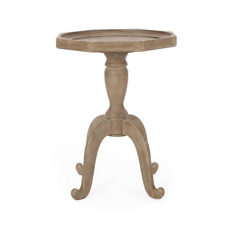 Catawissa French Country Accent Table with Octagonal Top Natural - Christopher Knight Home, 1 of 10