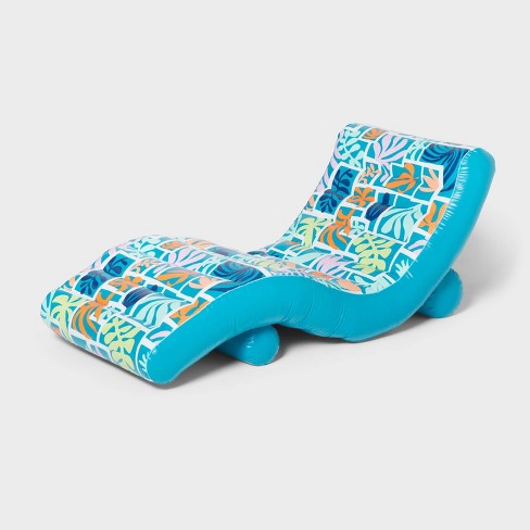 WOW Sports Sunset Chaise Lounge Inflatable Pool and Beach Chair - Sam's Club