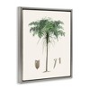 Stupell Industries Vintage Palm Tree Study Floating Frame Canvas Art - 2 of 4