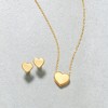 Ross-Simons 18kt Yellow Gold Heart Stud Earrings - 3 of 4