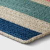 Striped Rectangular Braided Outdoor Rug - Threshold™ - image 3 of 4