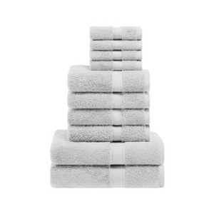 Luxury Cotton Heavyweight Ultra-Plush 10 Piece Towel Set by Blue Nile Mills - 1 of 4