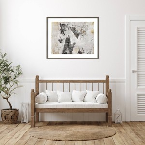 Amanti Art Horse Running in The Wind by Irena Orlov Wood Framed Wall Art Print - 1 of 4