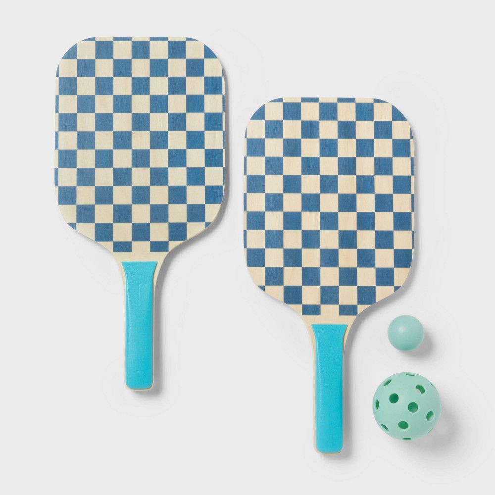 Hydro Toy Pickleball Set 4pc - Sun Squad™: PVC & Wood Material Sports Set