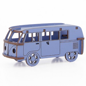 Little & Wood: Woodlet: Medium -Camper Van 3D Wooden Vehicle Puzzle Kit, Ages 6+ - 1 of 4