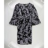 Alex Evenings Womens Floral Embroidered, Illusion Midi Dress - 2 of 2