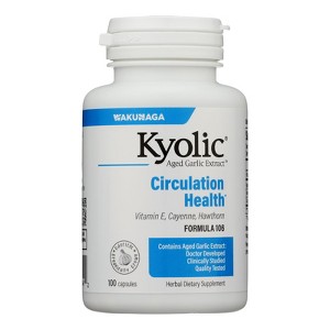 Kyolic - Aged Garlic Extract Healthy Heart Formula 106 - 100 Capsules - 1 of 2