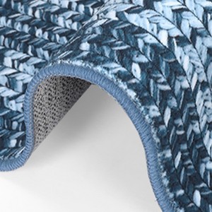 GOCAPTAIN Rug Runners for Hallways Non Slip Machine Washable Bathroom Rugs Modern Braided Print Area Rugs Foldable Thin Throw Mats for Kitchen - 1 of 4