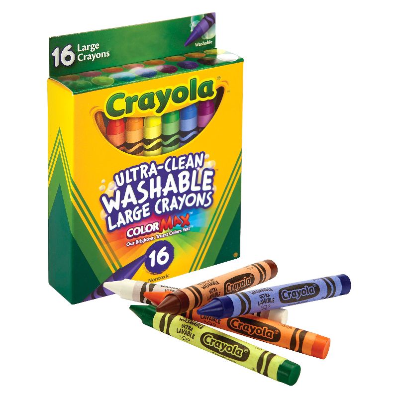 Crayola 16ct Ultra Clean Washable Large Crayons, 2 of 6