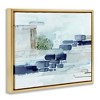 Stupell Industries Modern Abstract Coastal Landscape Organic Blocks Floating Frame Canvas Art - 2 of 4