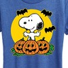 Women's - Peanuts - Snoopy Pumpkin Patch Short Sleeve Graphic T-Shirt - 2 of 4