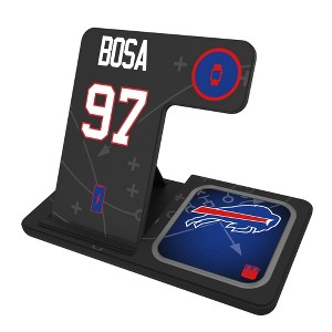 NFL Buffalo Bills Players Game Tactic 15-Watt 3 in 1 Charging Station - 1 of 4